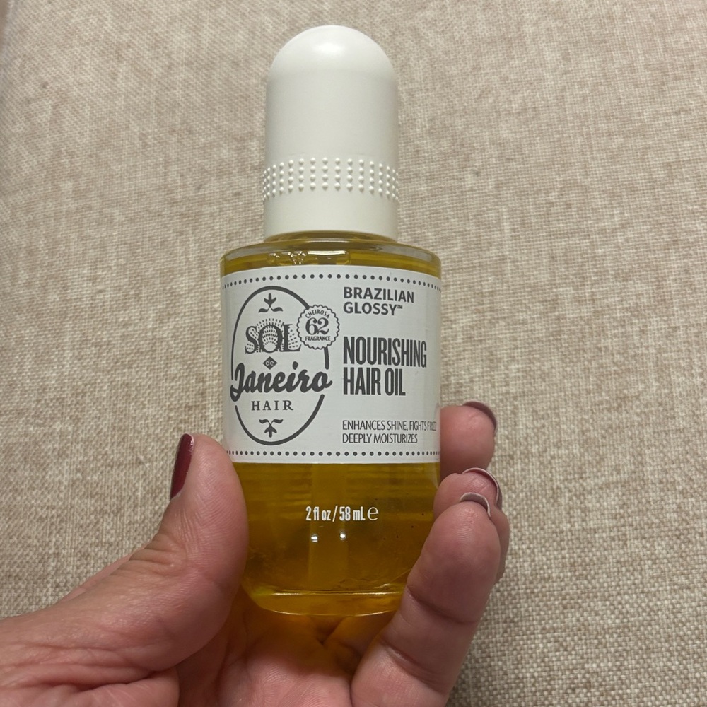 Sol de Janeiro Nourishing Hair Oil - White Cap with Yellow Oil